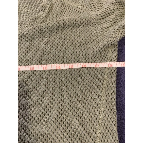 Kuhl Lyrik V-neck Sage Green Waffle Knit Long Sleeve Sweater Women’s XSmall - Picture 4 of 5